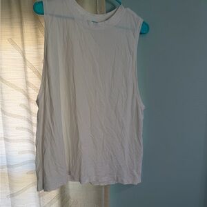 lululemon athletica White Muscle Tee